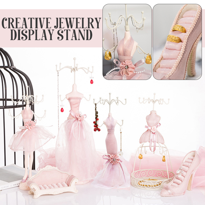 Chic Gown Mannequin Display Ra - Body Jewelry Holder reseña y precio