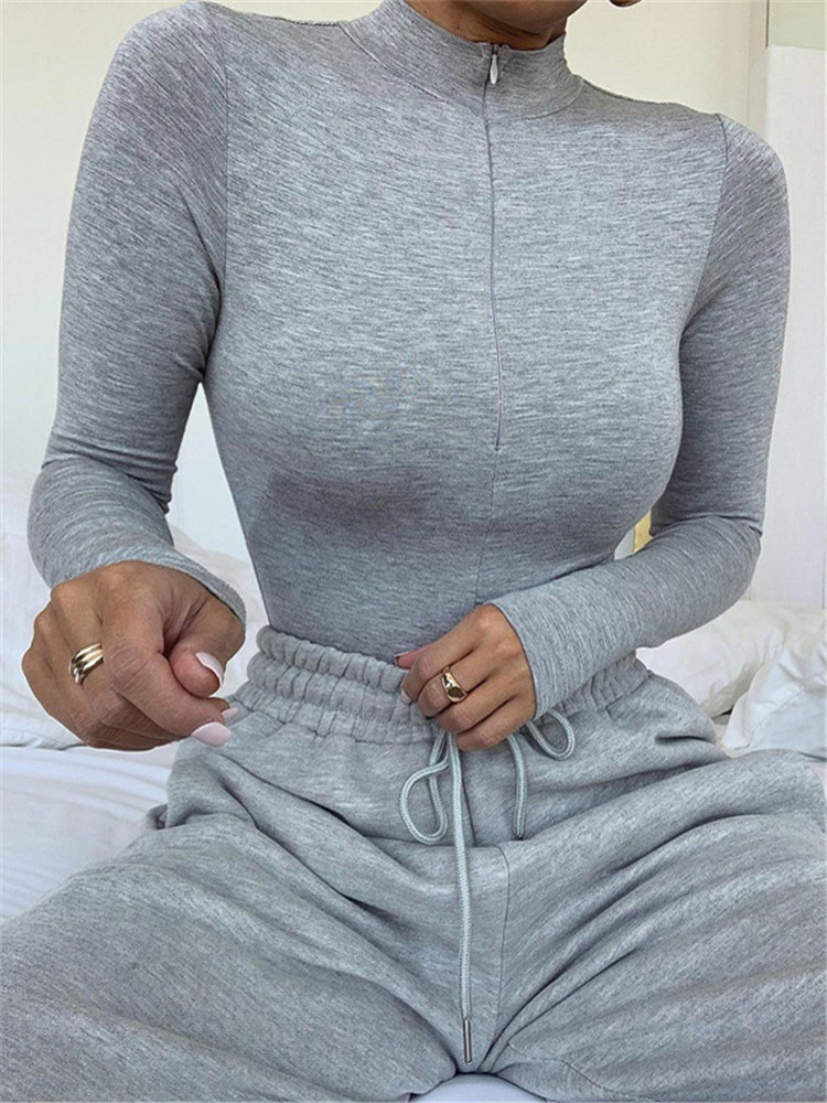 Shestyle Solid Zipper Bodycon  - Body Jewelry Retainers reseña y precio
