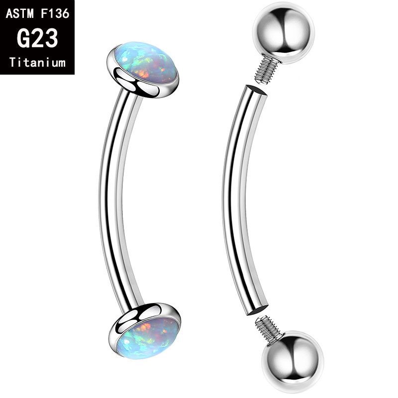 5 Pcs/Lot ASTM F136 Titanium I - Body Jewelry Internally Threaded reseña y precio
