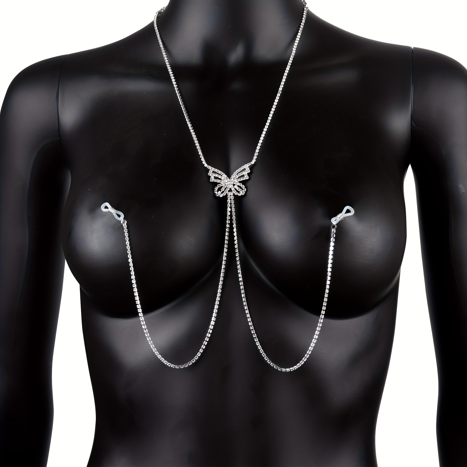 1 pc Tassel Butterfly Nipple C - Body Jewelry Nipple Rings reseña y precio