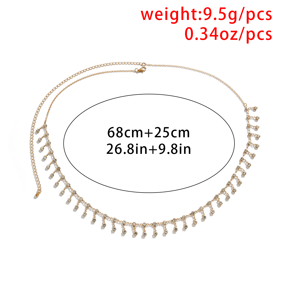 Sexy Tassel Waist Chain Belt Z - Body Jewelry Trend reseña y precio