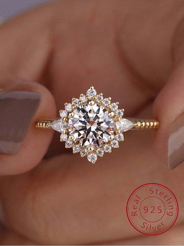 925 Sterling Silver Luxry Gold - Body Jewelry High Quality reseña y precio