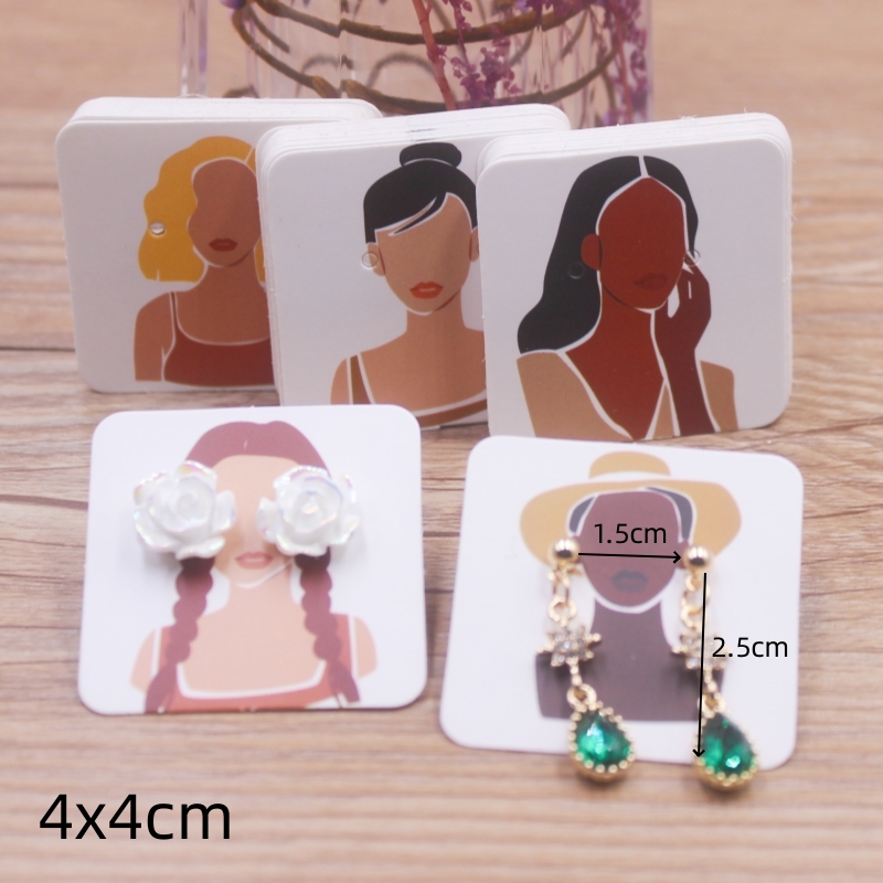 100pcs 4 x4cm new luxury brand - Body Jewelry Holder reseña y precio