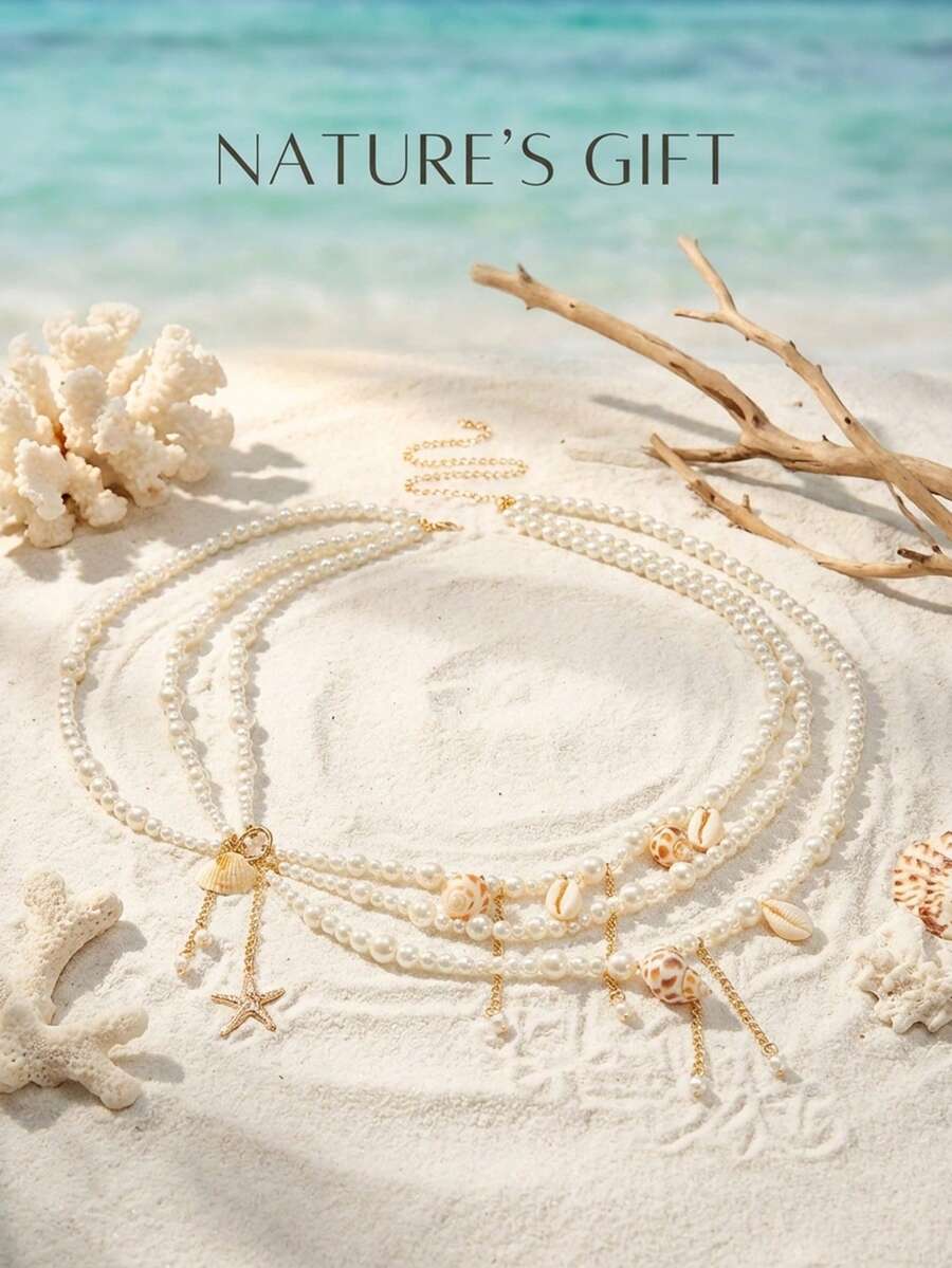 Three-layer beaded waist chain - Body Jewelry Usa reseña y precio