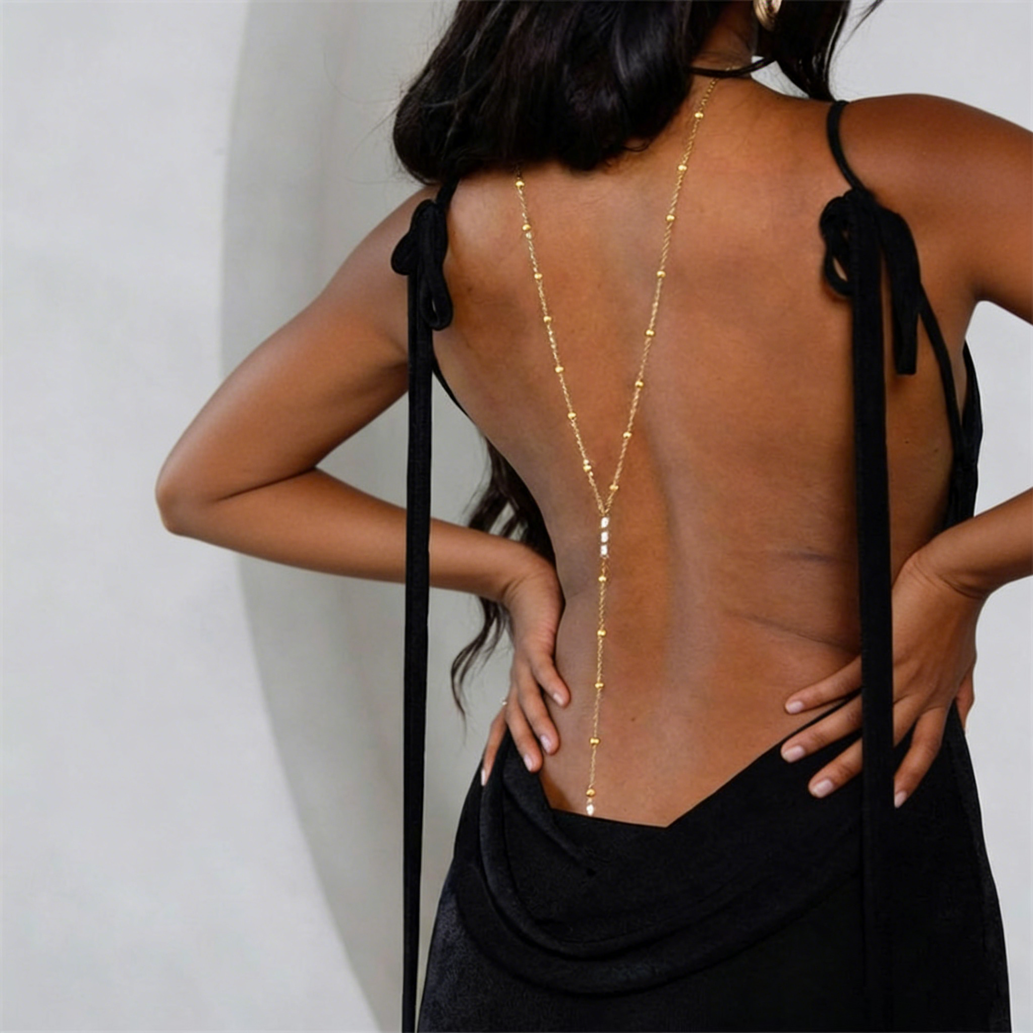Retro Long Link Chain Women's  - Body Jewelry Art reseña y precio