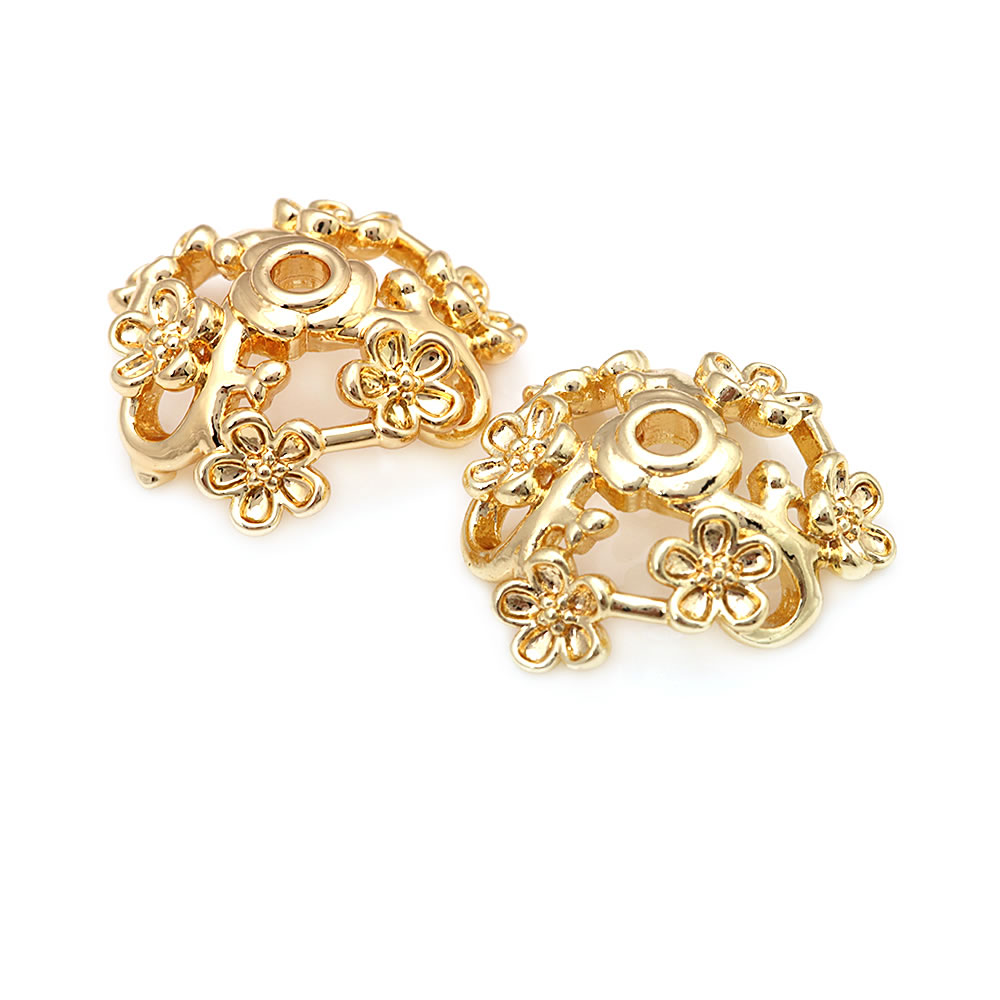 18K Gold Color Brass Flower Sh - Body Jewelry High Quality reseña y precio