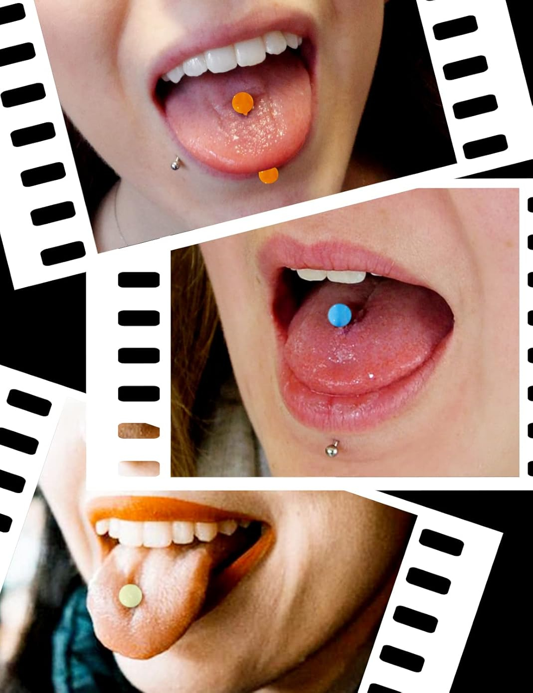 12PCS/24PCS 14G 16mm Glow in D - Body Jewelry Nipple Rings reseña y precio