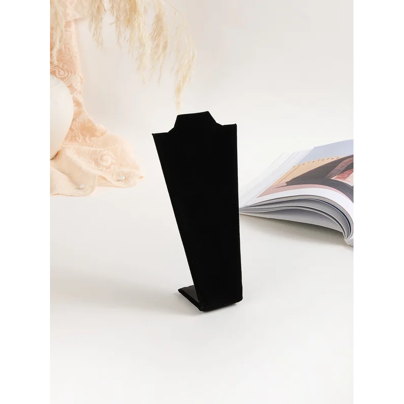 Velvet Necklace Display Stand, - Body Jewelry Holder reseña y precio