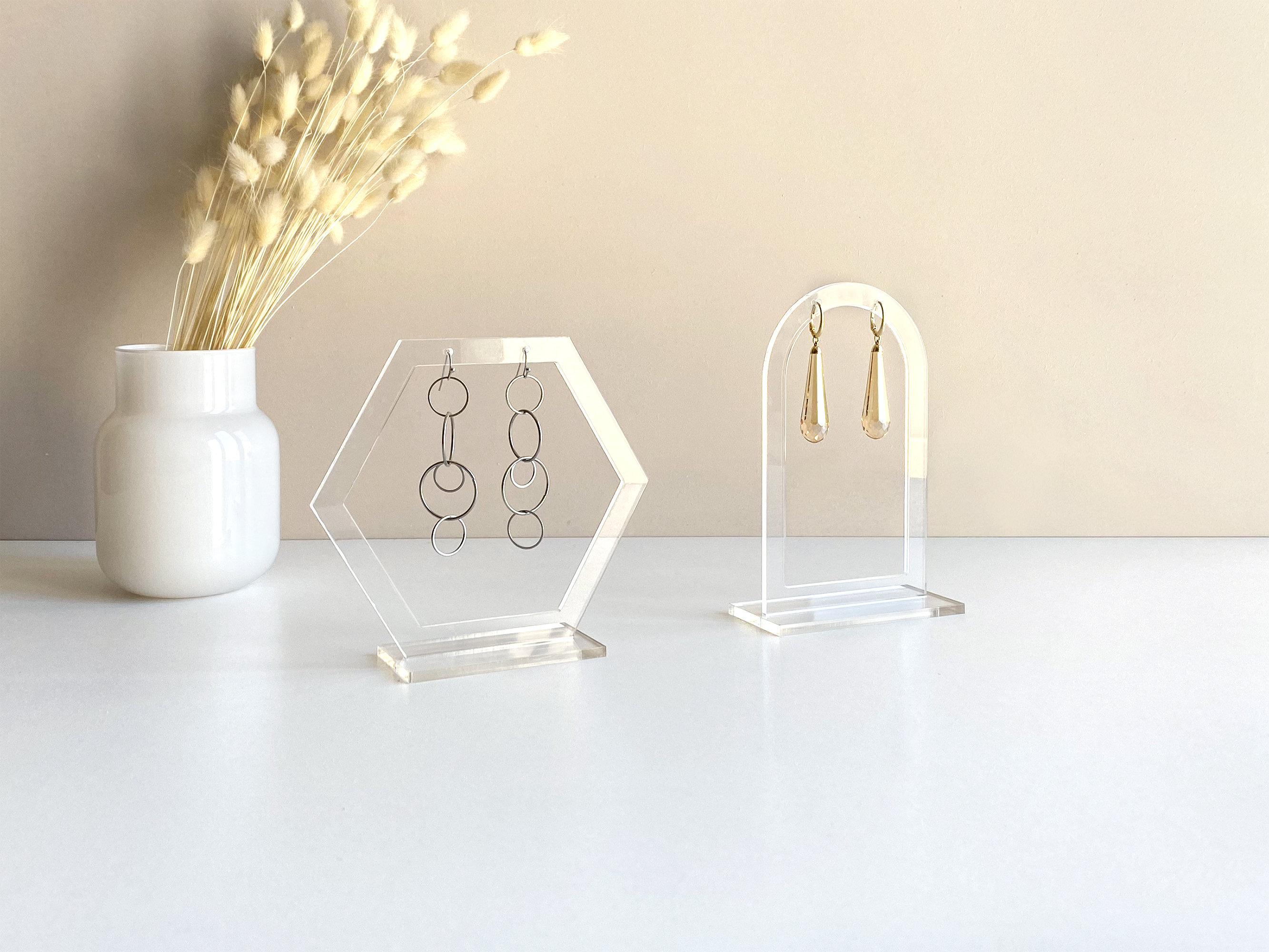 Earring Display Stand ,Clear A - Body Jewelry Display reseña y precio