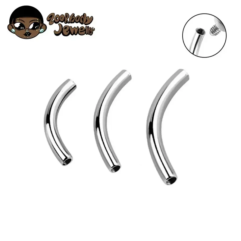 10 Pcs/Lot ASTM F136 Titanium  - Body Jewelry Internally Threaded reseña y precio