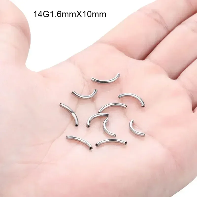10 Pcs/Lot ASTM F136 Titanium  - Body Jewelry Internally Threaded reseña y precio
