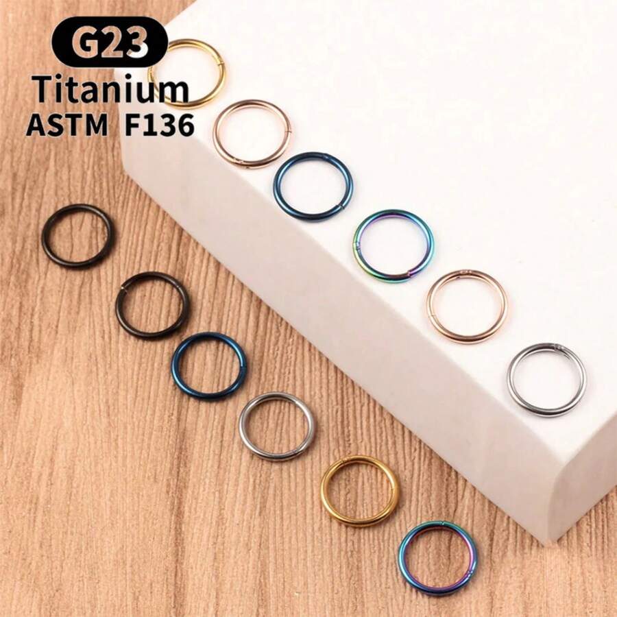 G23 Titanium Small Circle Nose - Body Jewelry Usa reseña y precio
