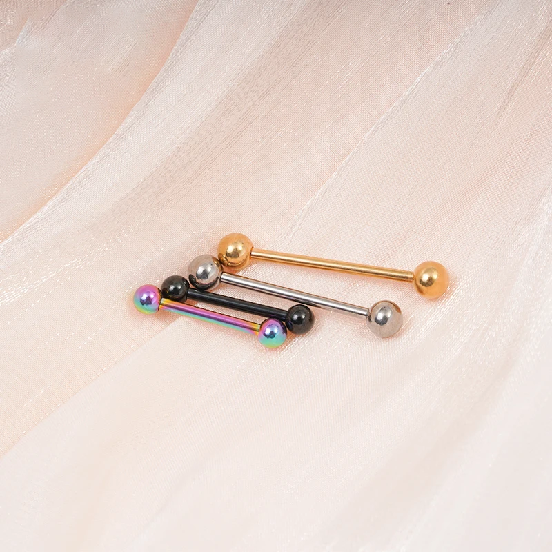 10pcs Internal thread Piercing - Industrial Barbell Long reseña y precio