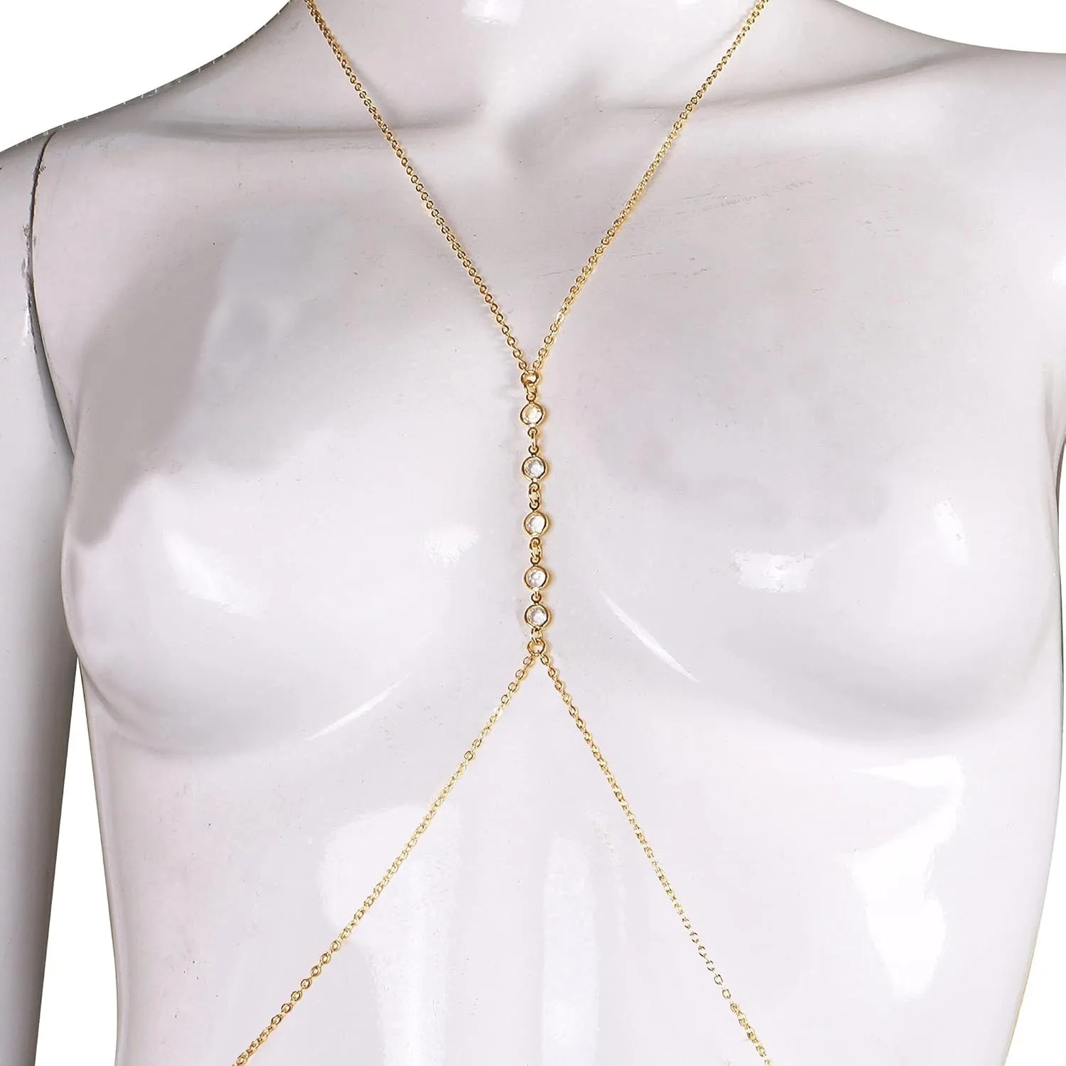 Summer Beach Crystal Belly Wai - Body Jewelry Rhinestone reseña y precio
