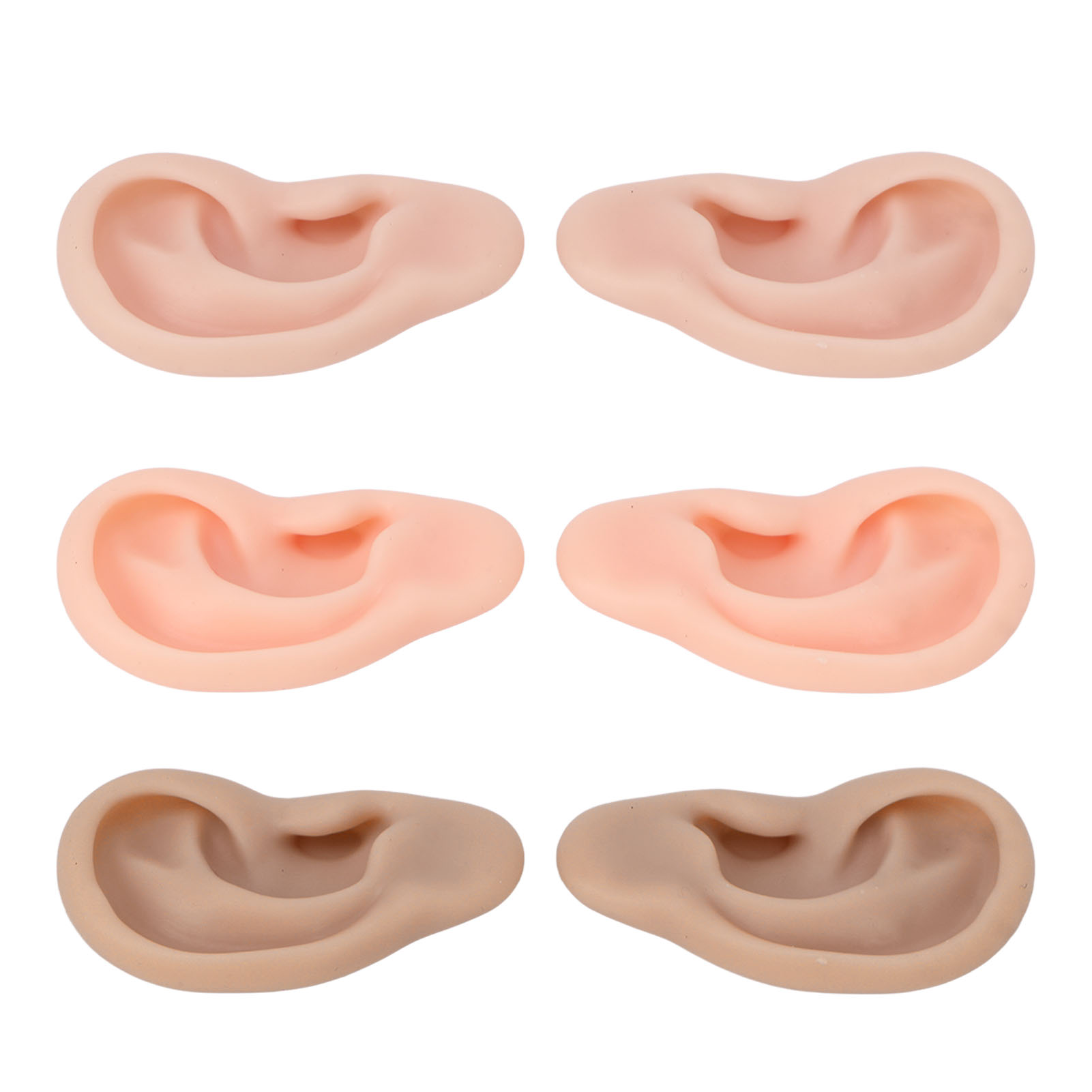 Silicone Human Ear Model 1 Pai - Body Jewelry Display reseña y precio
