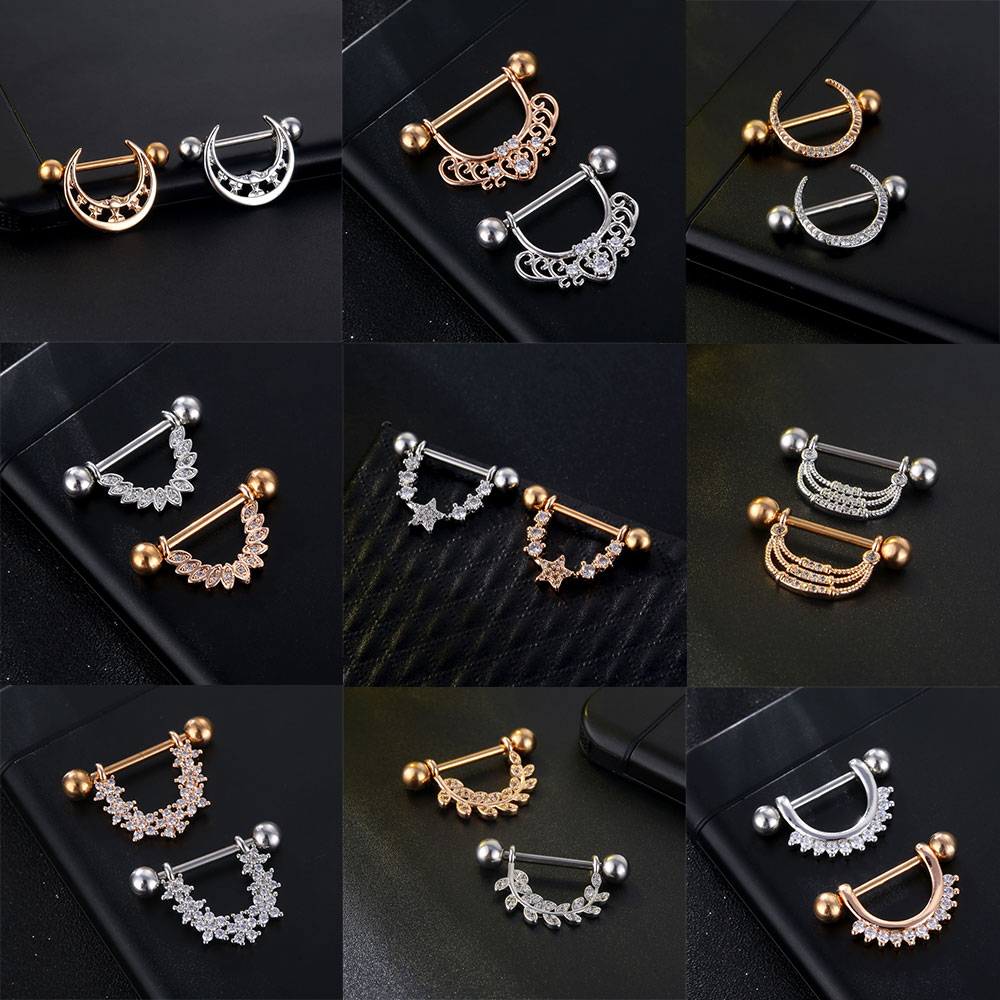 Sexy Nipple Ring Stainless Ste - Body Jewelry Nipple Rings reseña y precio