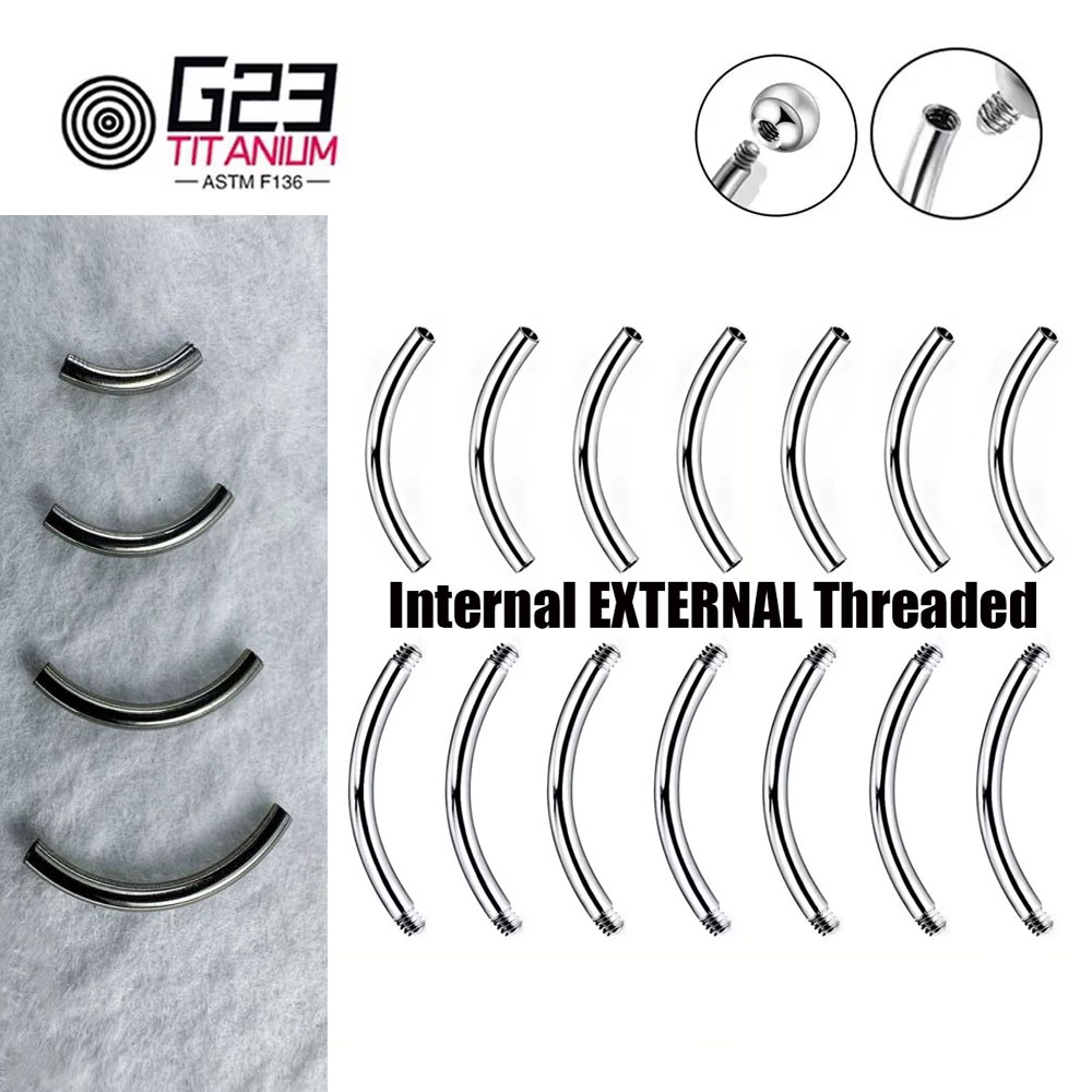 Wholesale 5/10/50pcs G23 Titan - Body Jewelry Internally Threaded reseña y precio