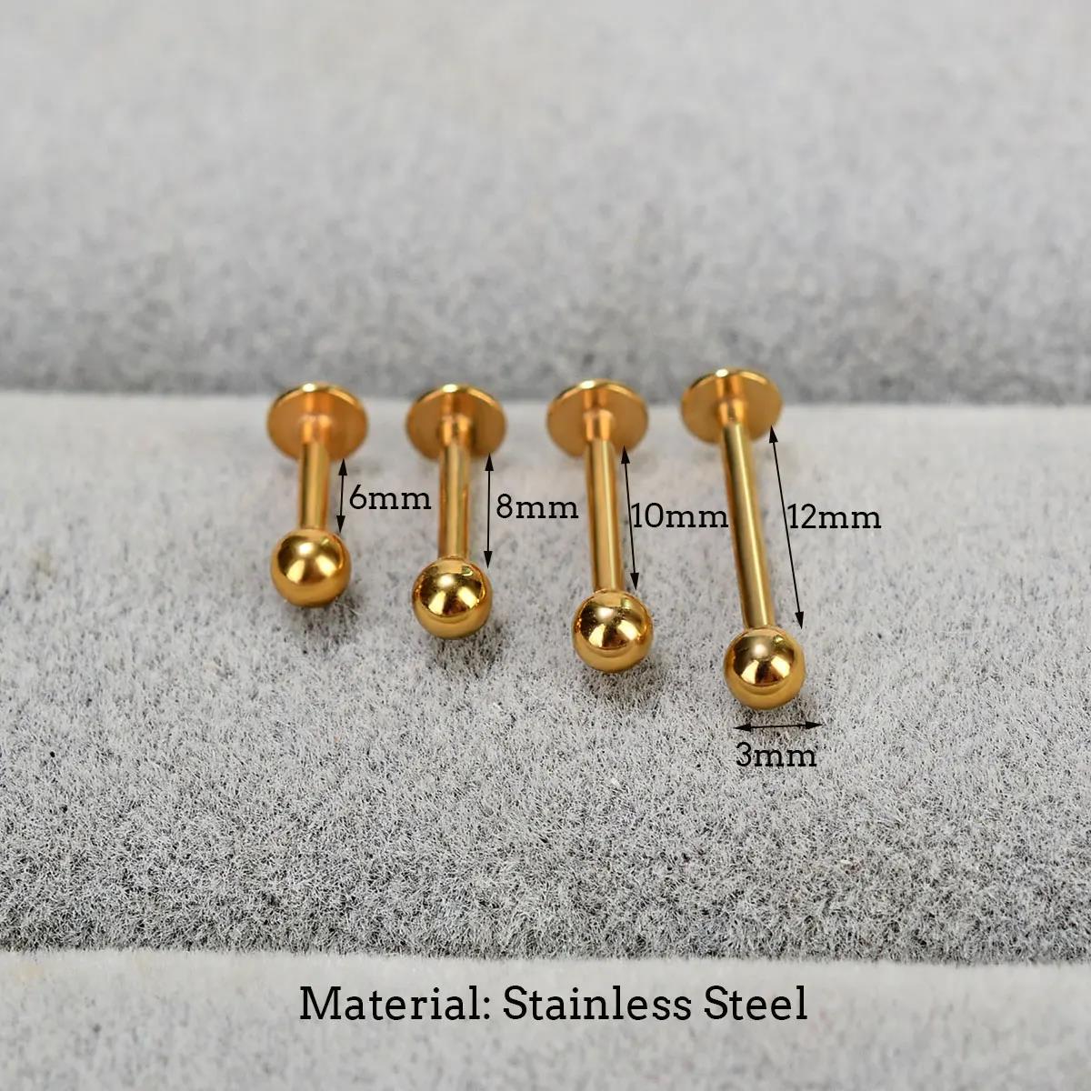 6/8/10/12mm Stainless Steel Go - Body Jewelry Trend reseña y precio