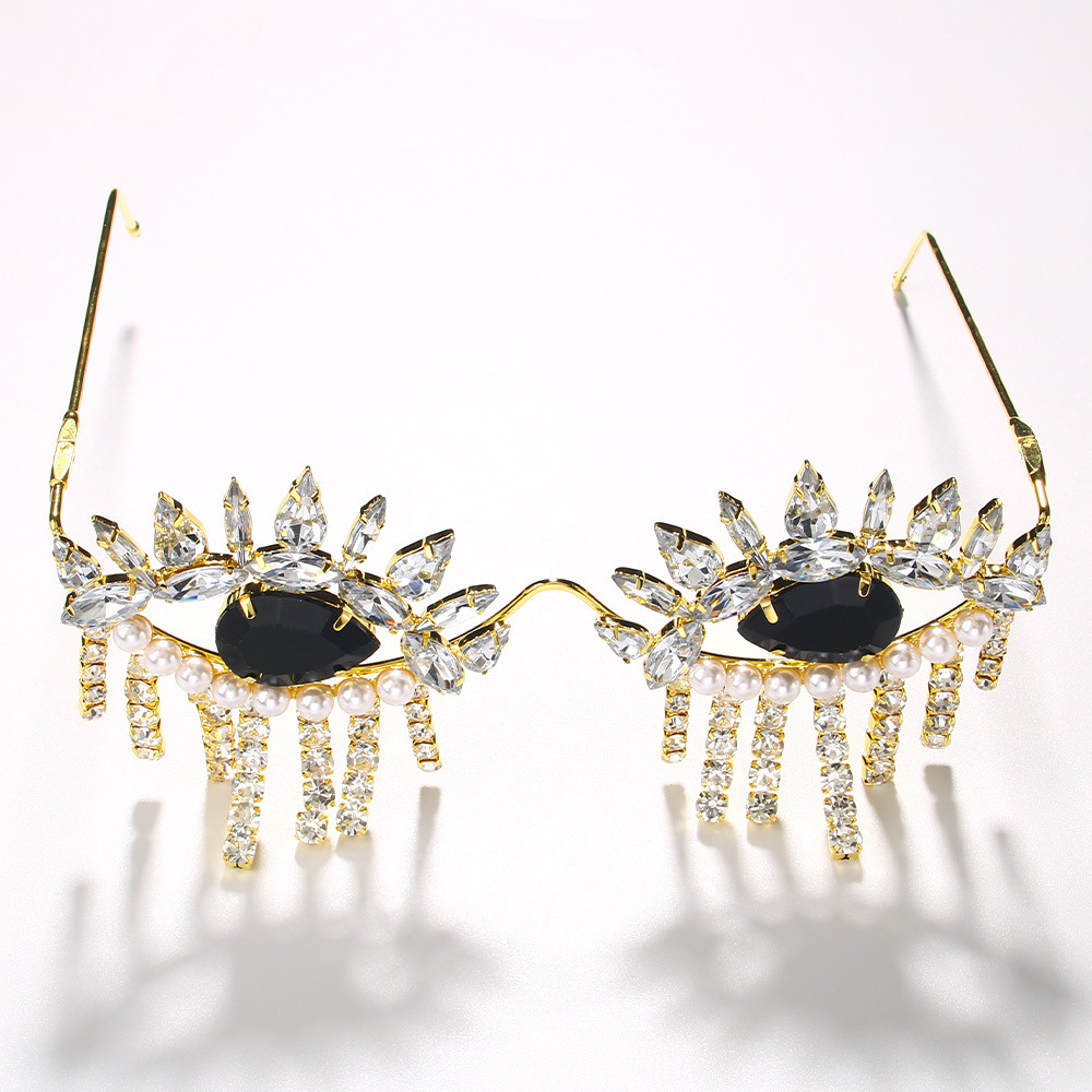 Stonefans Tassel Glasses Frame - Body Jewelry Art reseña y precio