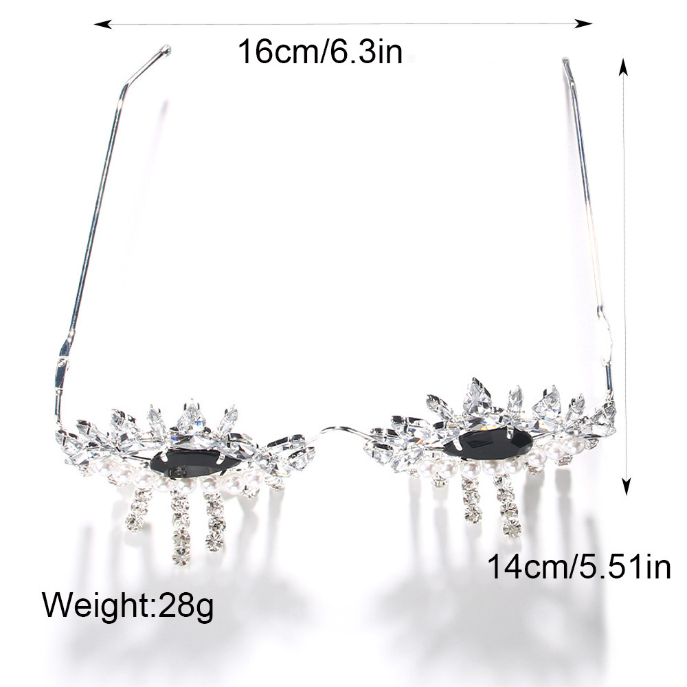 Stonefans Tassel Glasses Frame - Body Jewelry Art reseña y precio