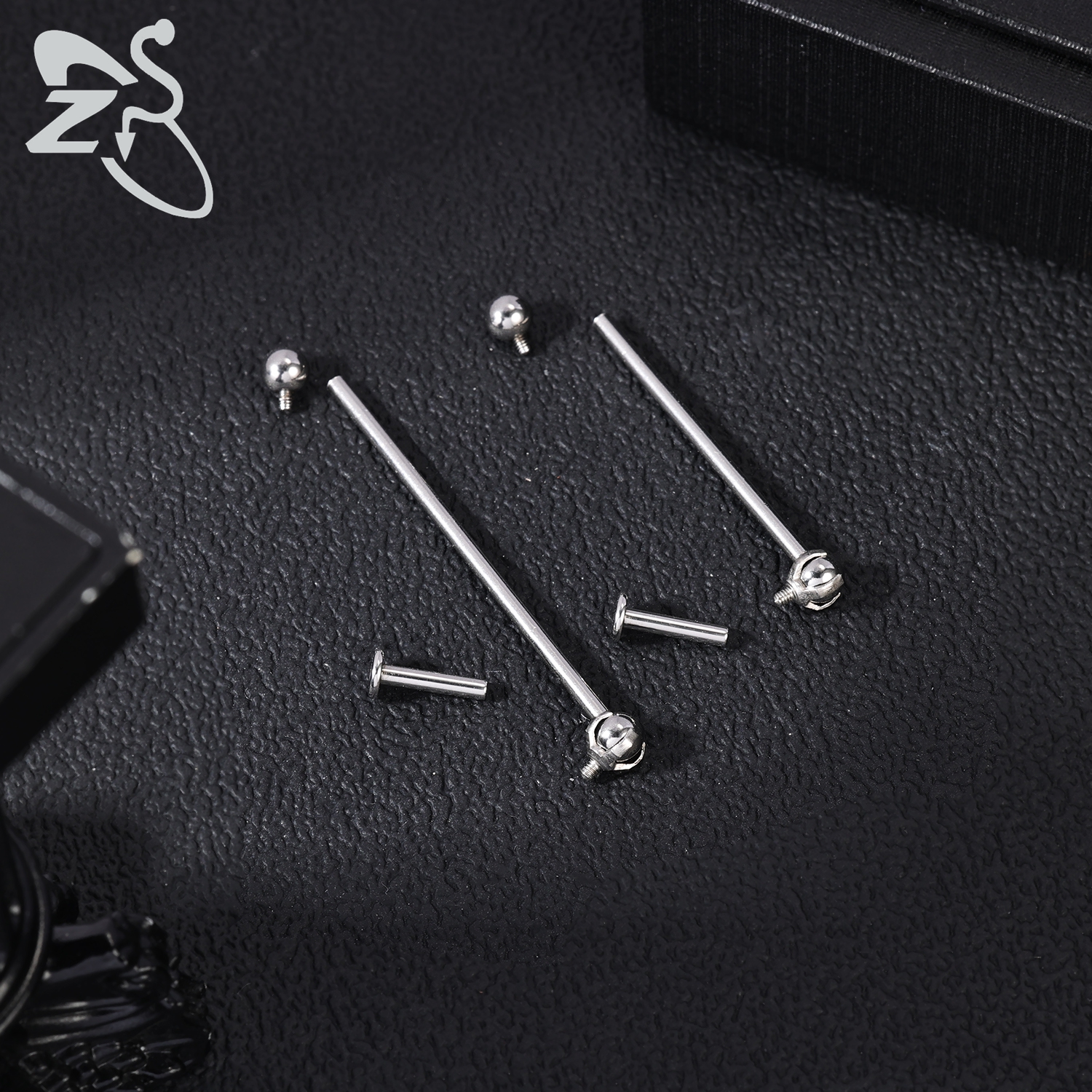 ZS 1 Piece 14/16G Stainless St - Industrial Barbell Long reseña y precio