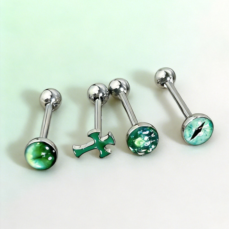 1Pc High-Quality Trendy Green  - Body Jewelry High Quality reseña y precio