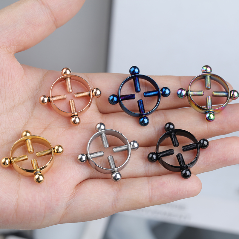 1pair Stainless Steel Cross Ni - Body Jewelry Nipple Rings reseña y precio
