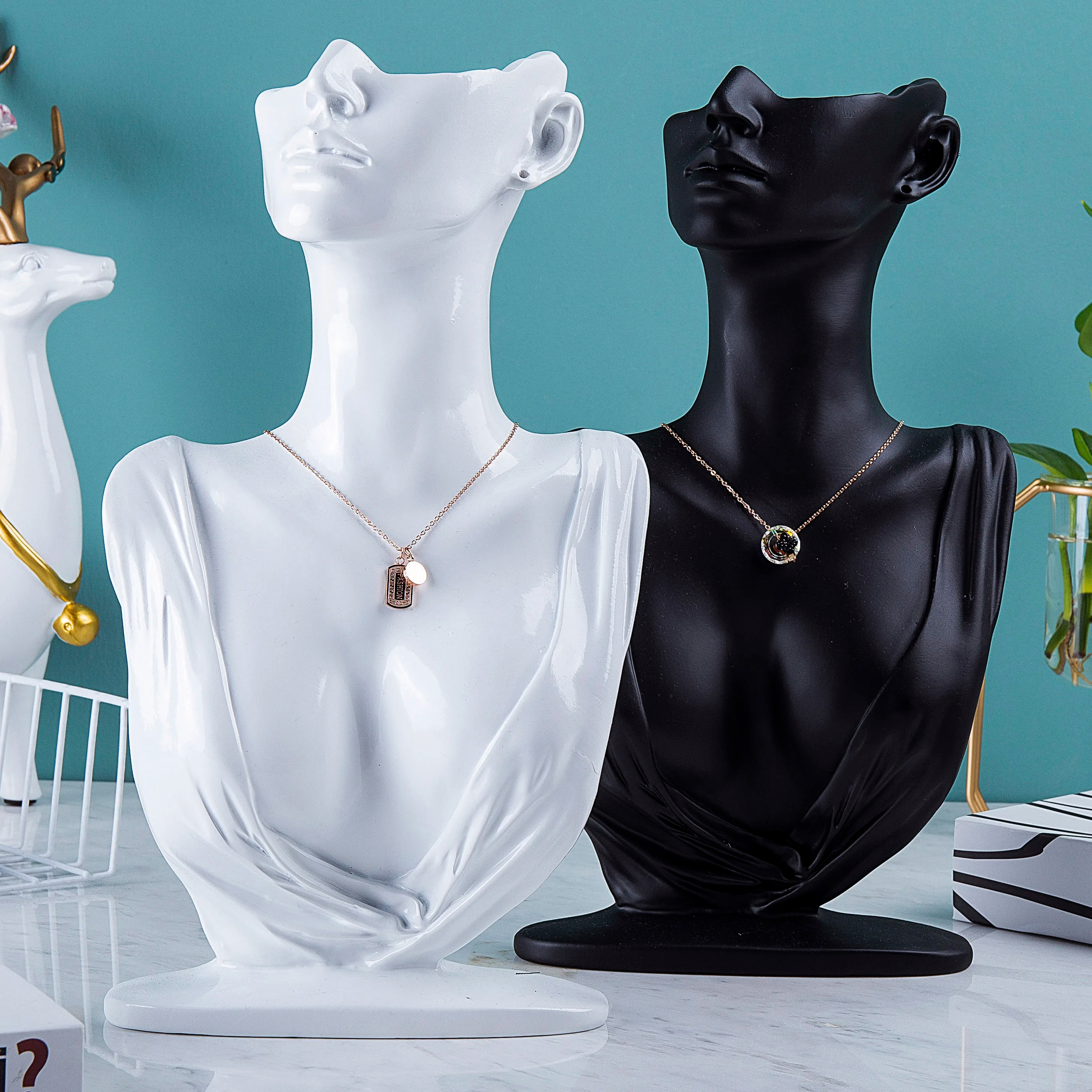 Mannequin Necklace Jewelry Dis - Body Jewelry Holder reseña y precio