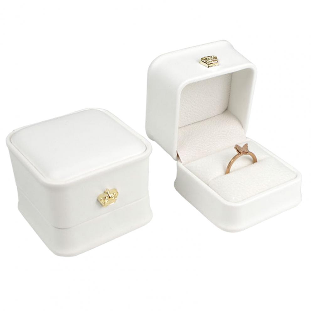 Engagement Wedding Ring Box Sq - Body Jewelry Display reseña y precio