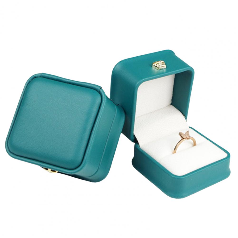 Engagement Wedding Ring Box Sq - Body Jewelry Display reseña y precio