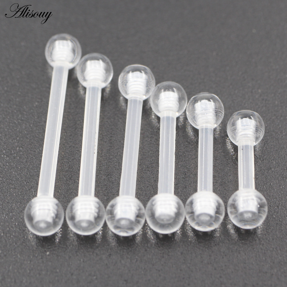 2PCS Transparent Acrylic UV Ba - Industrial Barbell Long reseña y precio
