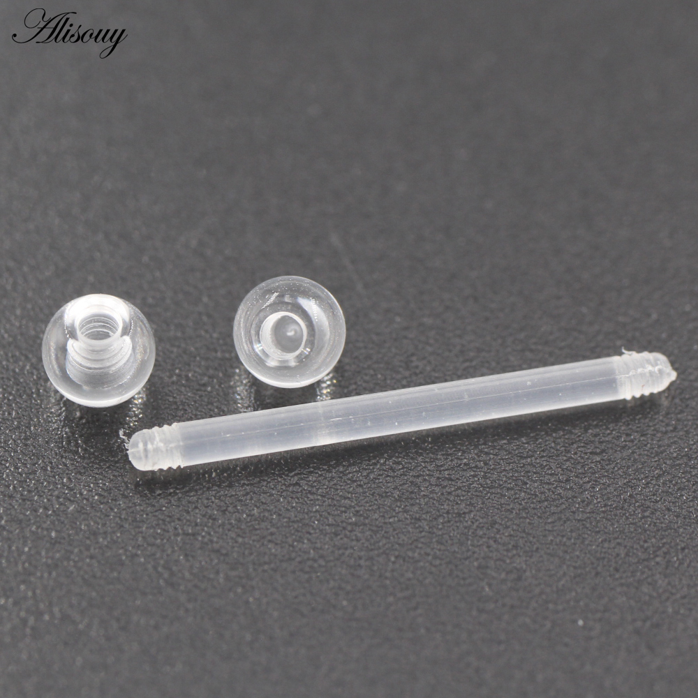 2PCS Transparent Acrylic UV Ba - Industrial Barbell Long reseña y precio