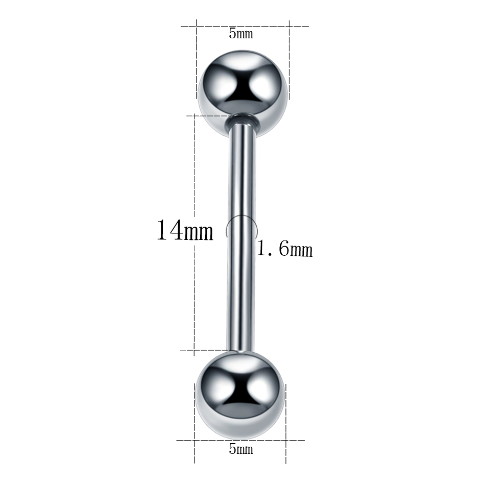 1PC 14G 16G Titanium Industria - Body Jewelry Nipple Rings reseña y precio