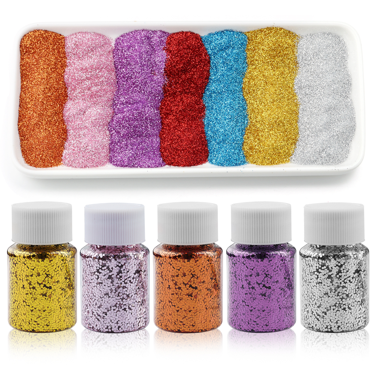 30g/Bottle Holographic Colorfu - Body Jewelry Usa reseña y precio