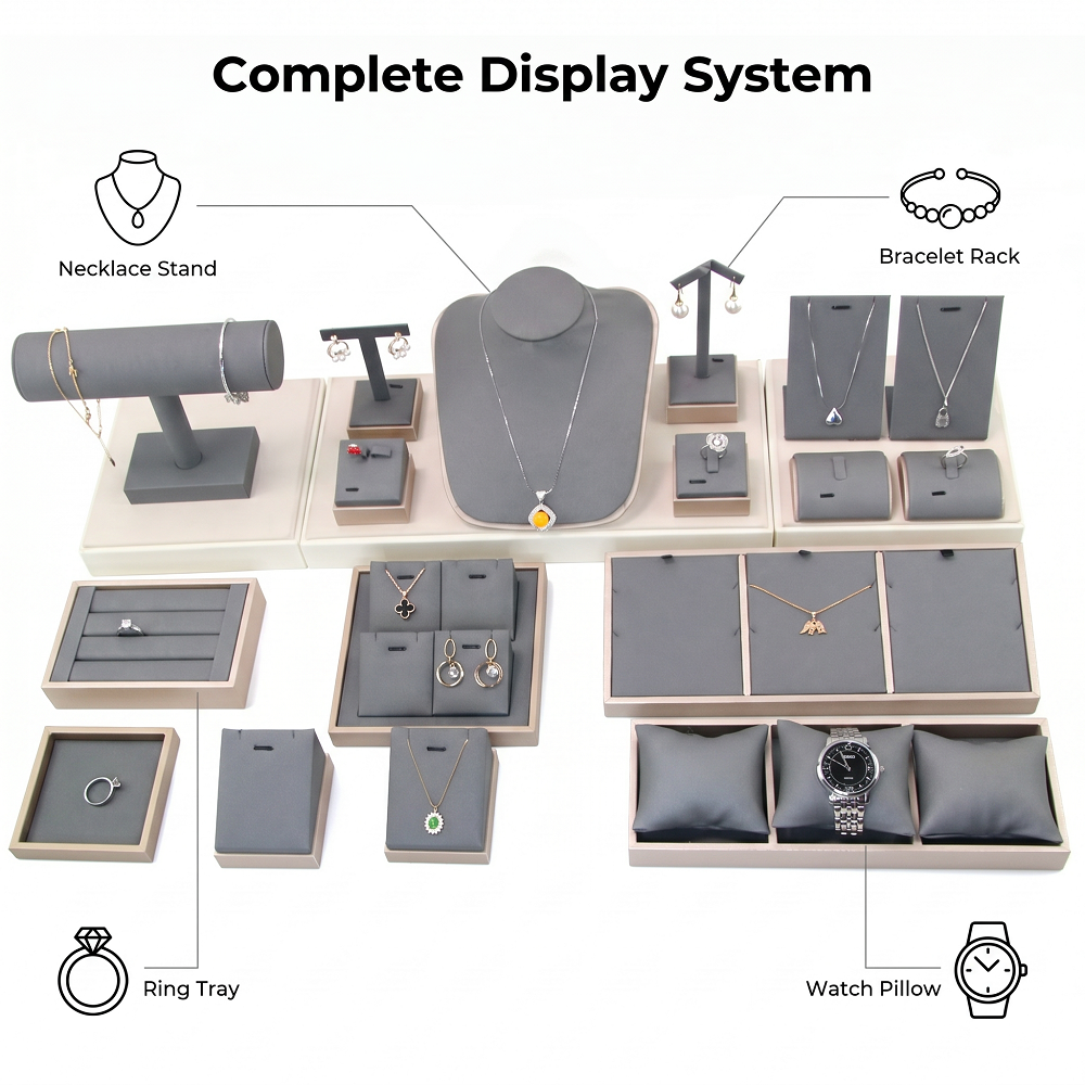Microfiber Jewelry Display Set - Body Jewelry Holder reseña y precio
