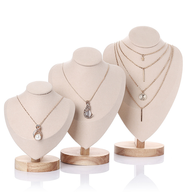 Velvet Portrait Necklace Displ - Body Jewelry Holder reseña y precio