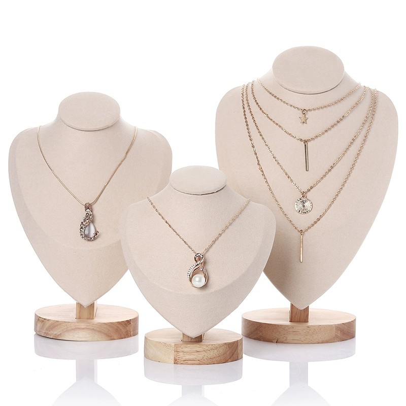 Velvet Portrait Necklace Displ - Body Jewelry Holder reseña y precio