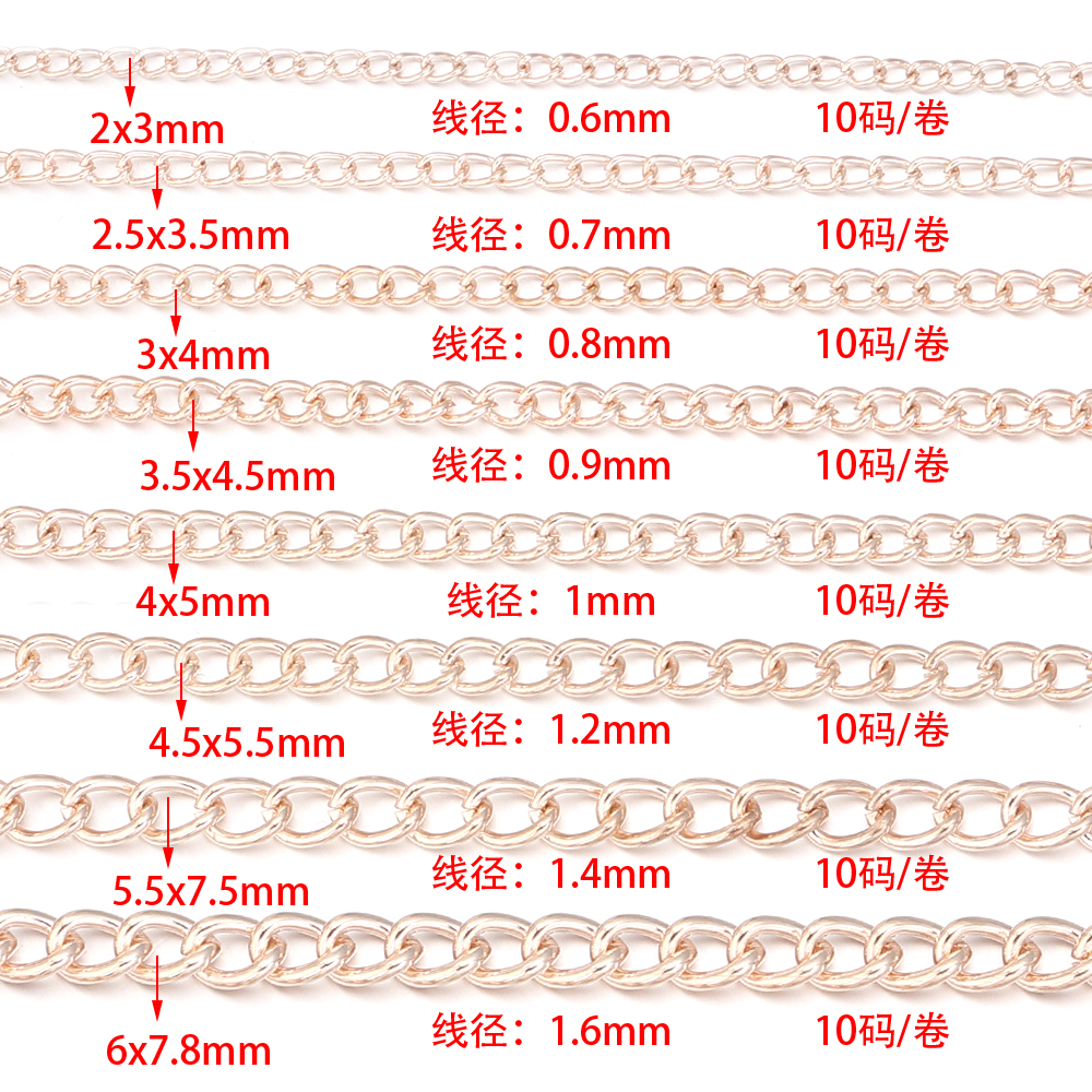 10yards/roll Flat 2-6mm Extens - Body Jewelry Usa reseña y precio