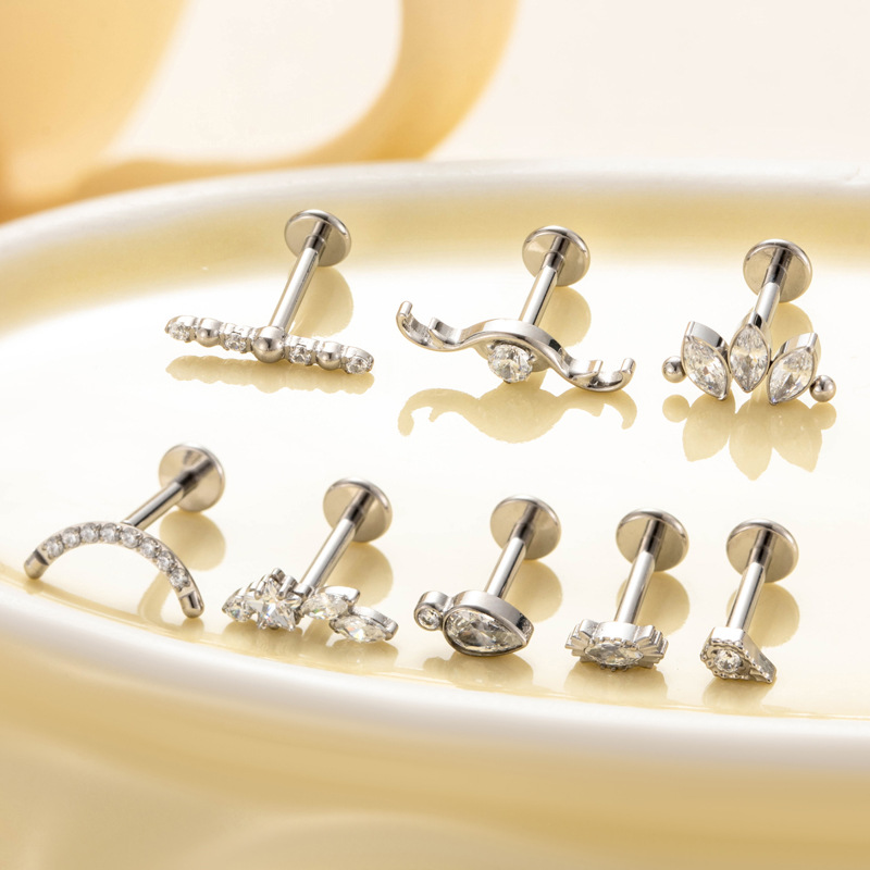 1PC ASTM F136 G23 Titanium Pie - Body Jewelry Internally Threaded reseña y precio