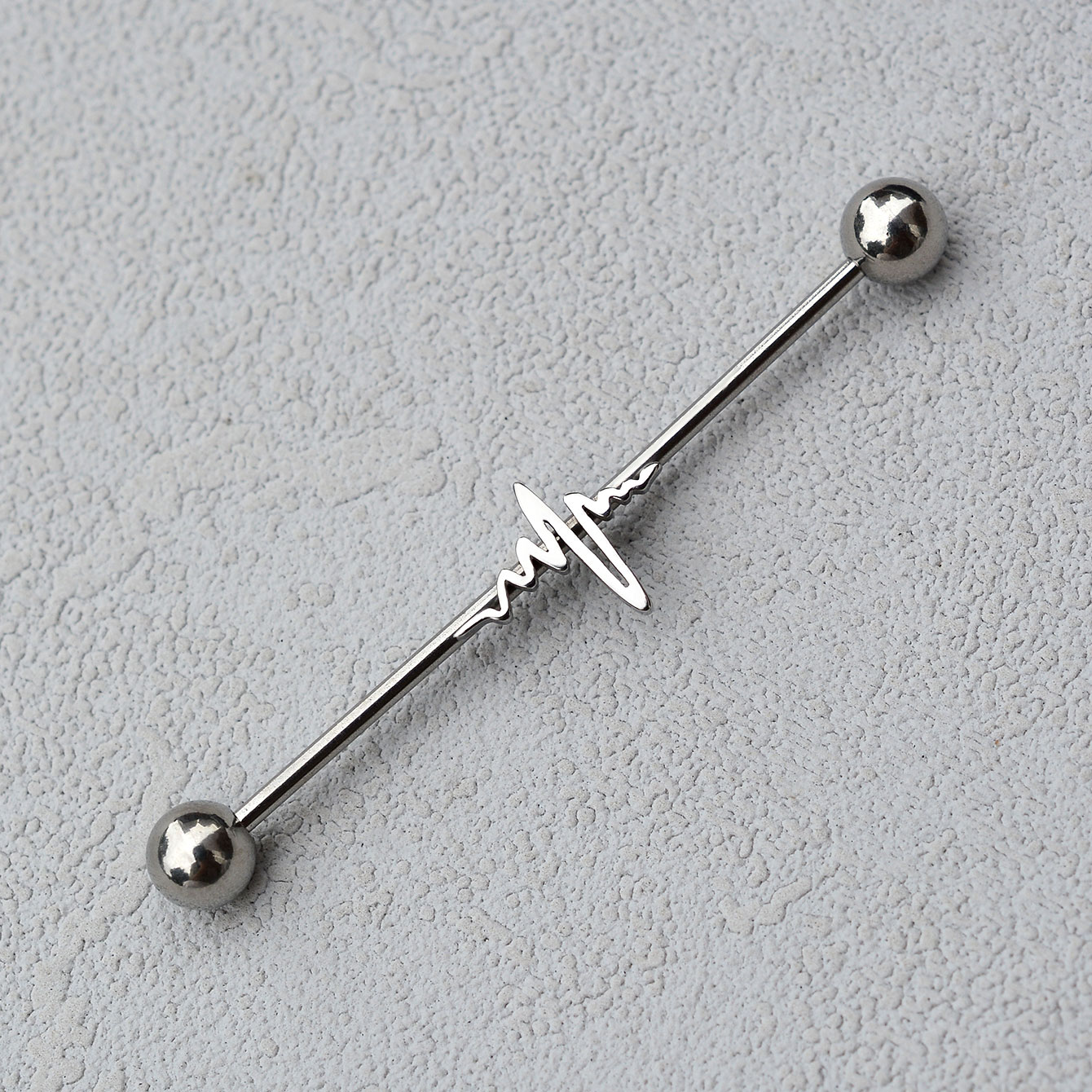 1PC 16G Stainless Steel Long I - Industrial Barbell Long reseña y precio