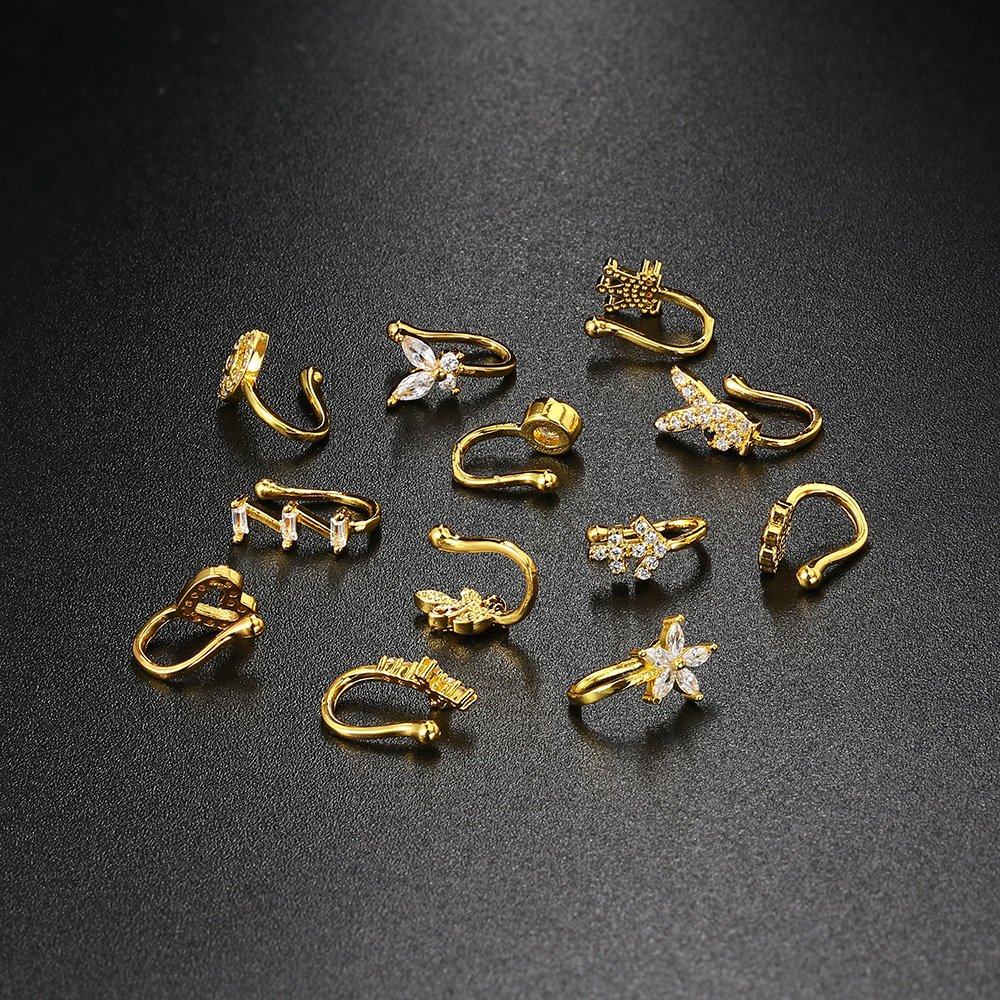 Fake Piercing Clip Nose Ring C - Body Jewelry Trend reseña y precio