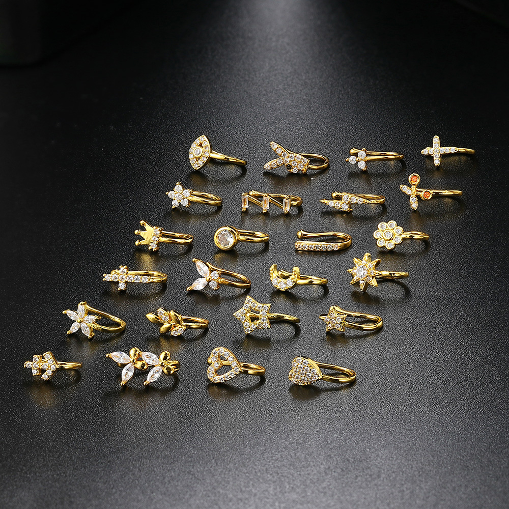 Fake Piercing Clip Nose Ring C - Body Jewelry Trend reseña y precio