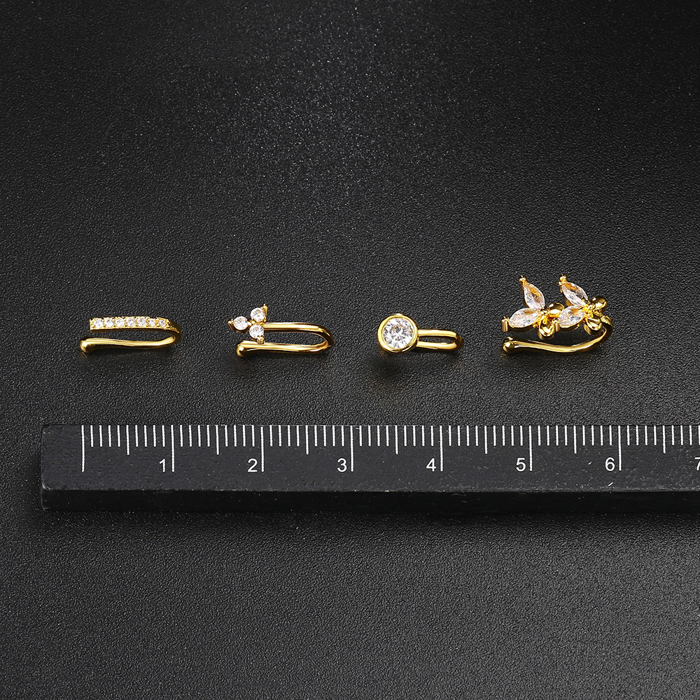 Fake Piercing Clip Nose Ring C - Body Jewelry Trend reseña y precio