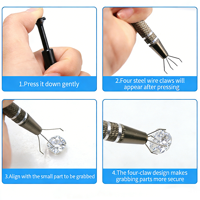 1pcs Jewelry Pick Up Tools Zir - Body Jewelry Holder reseña y precio